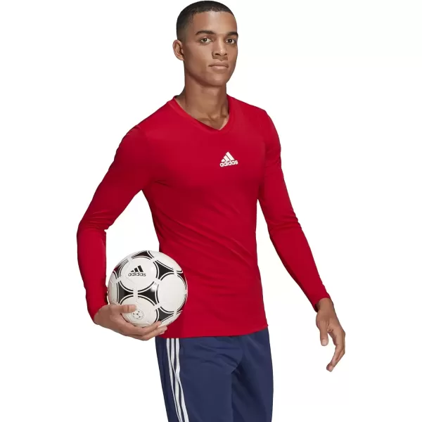 imageadidas Mens Team Base TeeTeam Power Red