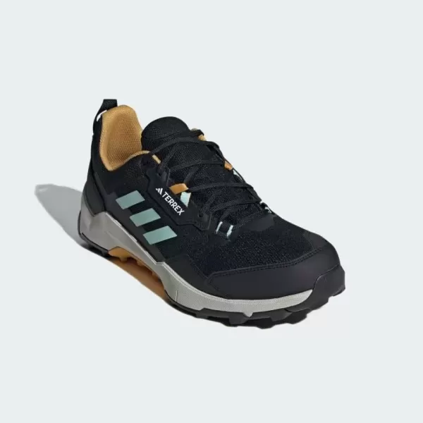 imageadidas Mens Terrex AX4 Hiking ShoeCore BlackSemi Flash AquaPreloved Yellow