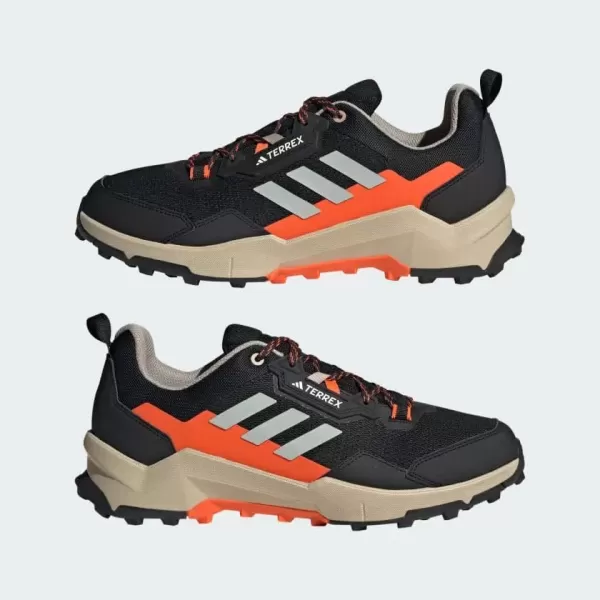 imageadidas Mens Terrex AX4 Hiking ShoeCore BlackWonder SilverImpact Orange