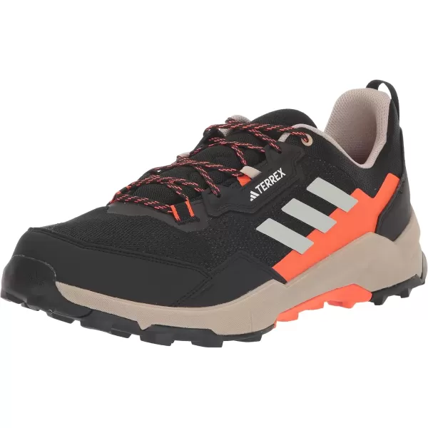 imageadidas Mens Terrex AX4 Hiking ShoeCore BlackWonder SilverImpact Orange