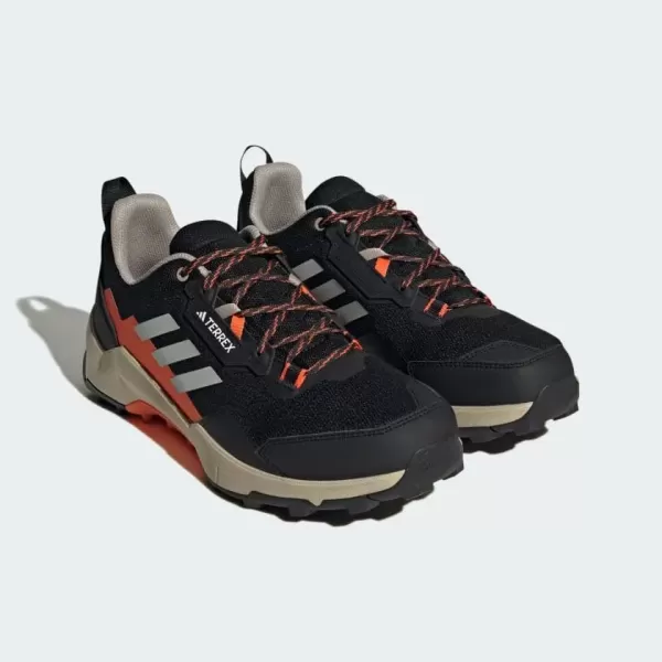 imageadidas Mens Terrex AX4 Hiking ShoeCore BlackWonder SilverImpact Orange