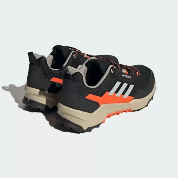 imageadidas Mens Terrex AX4 Hiking ShoeCore BlackWonder SilverImpact Orange