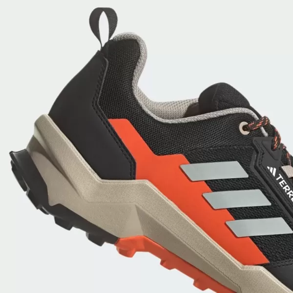 imageadidas Mens Terrex AX4 Hiking ShoeCore BlackWonder SilverImpact Orange