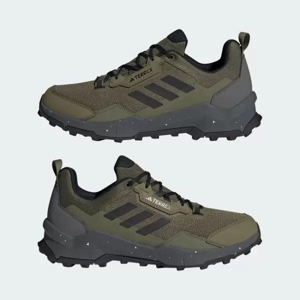 imageadidas Mens Terrex AX4 Hiking ShoeFocus OliveBlackGrey