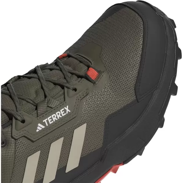 imageadidas Mens Terrex AX4 Hiking ShoeOlive StrataWonder BeigeBlack