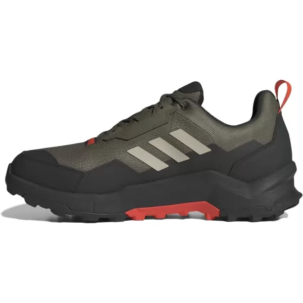 imageadidas Mens Terrex AX4 Hiking ShoeOlive StrataWonder BeigeBlack