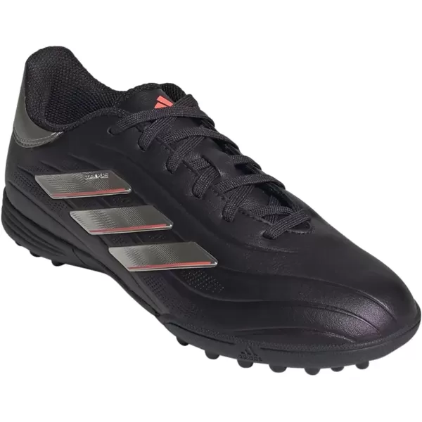 imageadidas UnisexChild Copa Pure 2 League Turf SneakerAurora BlackPlatin MetallicTurbo