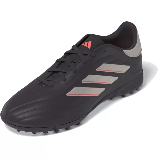 imageadidas UnisexChild Copa Pure 2 League Turf SneakerAurora BlackPlatin MetallicTurbo