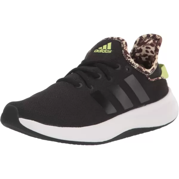imageadidas Womens Cloudfoam Pure Sportswear SneakerBlackBlackPulse Lime
