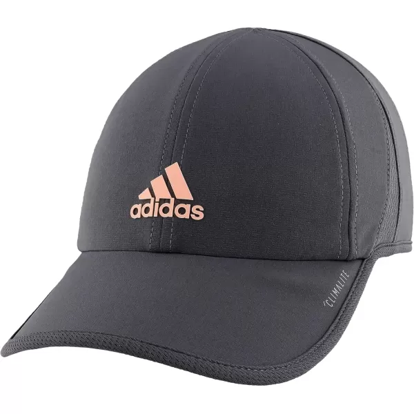 imageadidas Womens Superlite 30 Relaxed Fit Adjustable Sport Performance HatOnix Grey