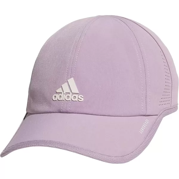 imageadidas Womens Superlite 30 Relaxed Fit Adjustable Sport Performance HatPreloved Fig PurpleOff White