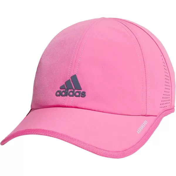 imageadidas Womens Superlite 30 Relaxed Fit Adjustable Sport Performance HatPulse Magenta PinkPreloved Ink Blue