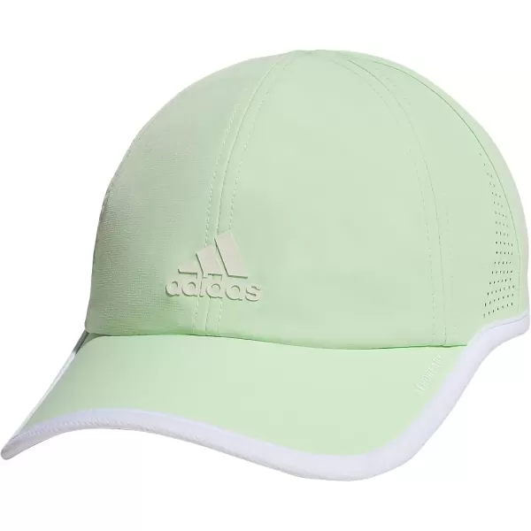 imageadidas Womens Superlite 30 Relaxed Fit Adjustable Sport Performance HatSemi Green SparkWhite