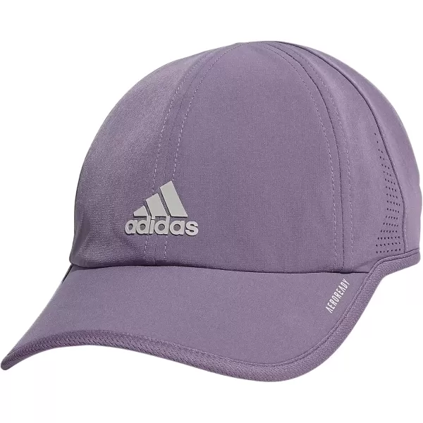 imageadidas Womens Superlite 30 Relaxed Fit Adjustable Sport Performance HatShadow VioletClear Grey