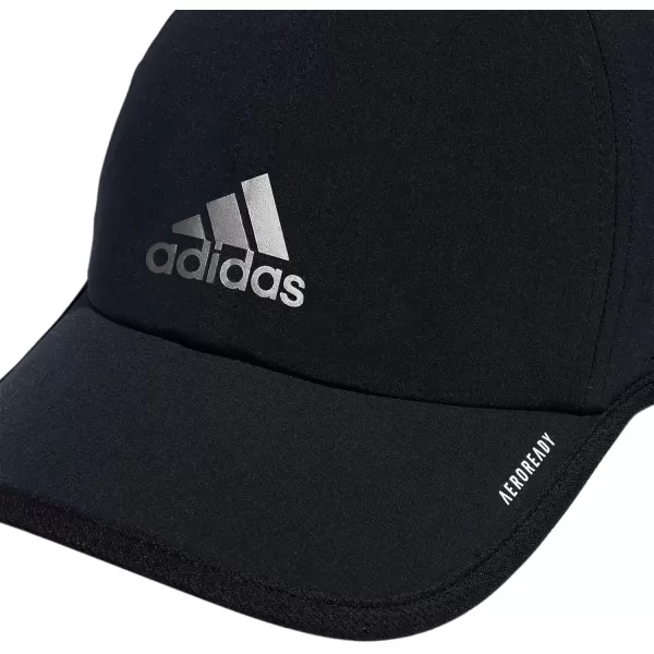 imageadidas Mens Superlite 30 Relaxed Fit Adjustable Performance HatBlackSilver Reflective