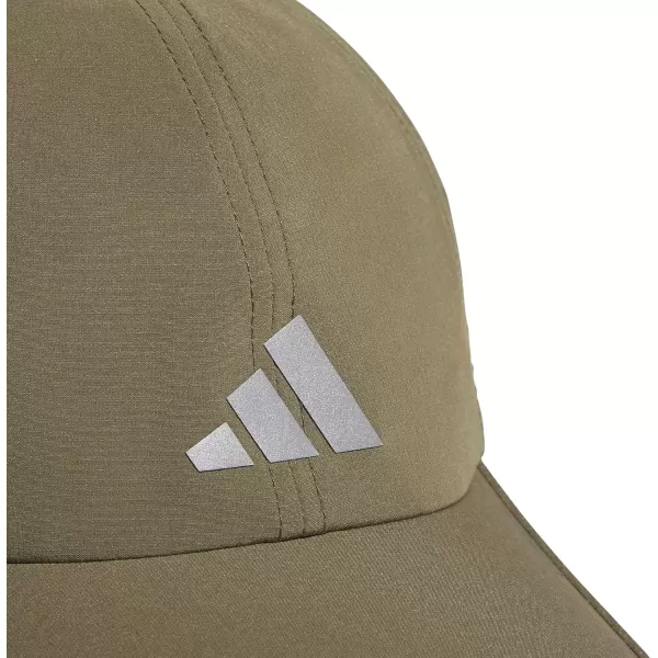 imageadidas Mens Superlite 30 Relaxed Fit Adjustable Performance HatOlive Strata GreenSilver Metallic