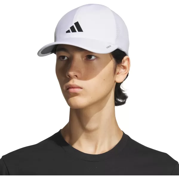 imageadidas Mens Superlite 30 Relaxed Fit Adjustable Performance HatWhiteBlack