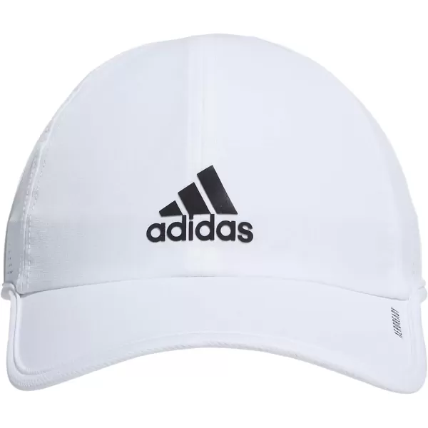 imageadidas Mens Superlite 30 Relaxed Fit Adjustable Performance HatWhiteBlack Reflective