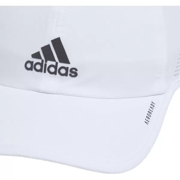 imageadidas Mens Superlite 30 Relaxed Fit Adjustable Performance HatWhiteBlack Reflective