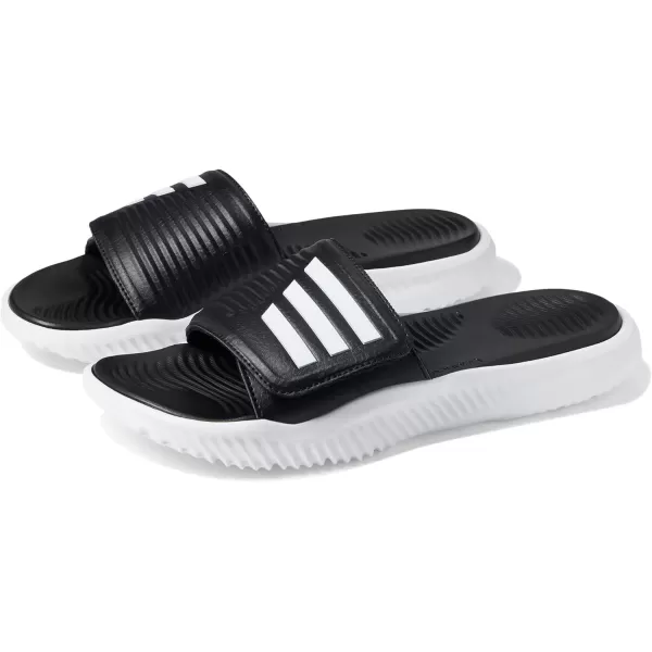 imageadidas Unisex Adult Alphabounce 20 SlideBlackWhiteBlack