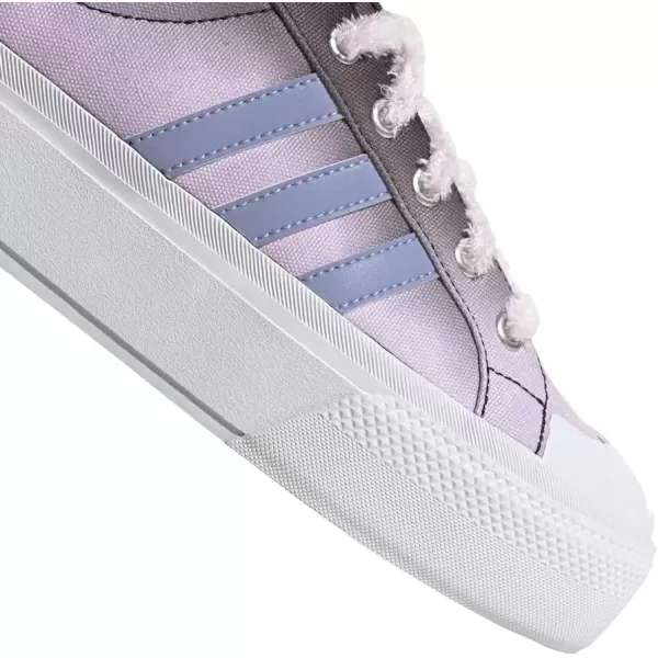 imageadidas Womens Bravada 20 Platform SneakerBlackBlue Spark MetClear Pink