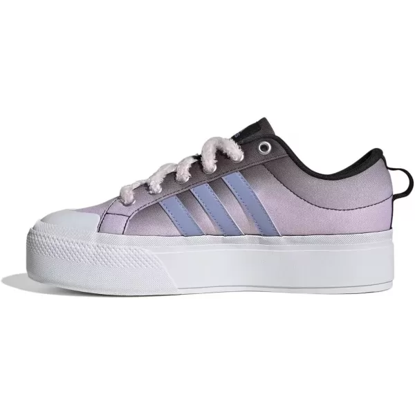 imageadidas Womens Bravada 20 Platform SneakerBlackBlue Spark MetClear Pink