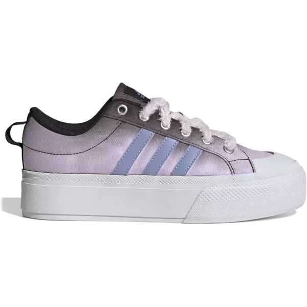 imageadidas Womens Bravada 20 Platform SneakerBlackBlue Spark MetClear Pink
