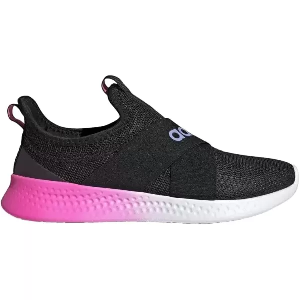 imageadidas Womens Puremotion Adapt Running ShoeBlack Light Purple Screaming Pink