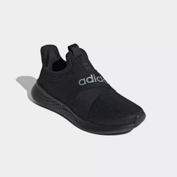 imageadidas Womens Puremotion Adapt Running ShoeBlackBlackIridescent