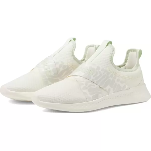 imageadidas Womens Puremotion Adapt Running ShoeChalk WhiteLinen GreenAlumina