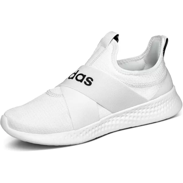 imageadidas Womens Puremotion Adapt Running ShoeCloud White Core Black Dove Grey