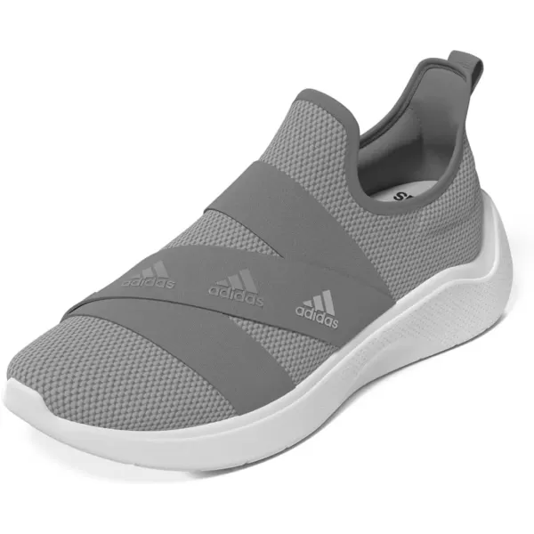 imageadidas Womens Puremotion Adapt Running ShoeGreySolid GreySilver Metallic