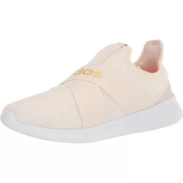 imageadidas Womens Puremotion Adapt Running ShoeOff WhiteOff WhiteGolden Beige