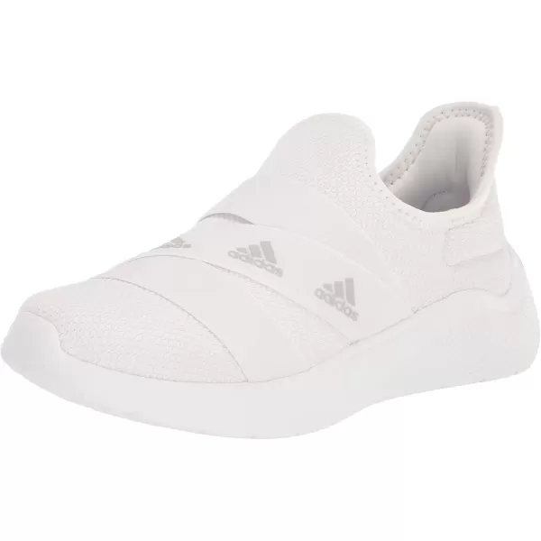 imageadidas Womens Puremotion Adapt Running ShoeWhiteGreyWhite