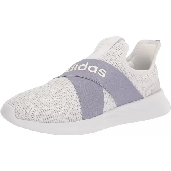 imageadidas Womens Puremotion Adapt Running ShoeWhiteSilver VioletZero Metallic