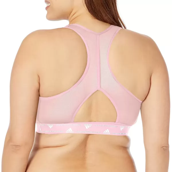 imageadidas Womens Training Medium Support Good Level Bra PaddedClear Pink