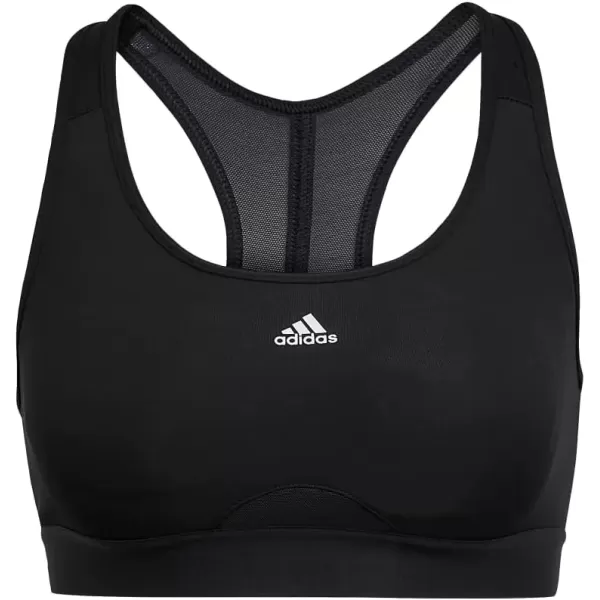 imageadidas Womens Training Medium Support Good Level Bra PaddedCore Black