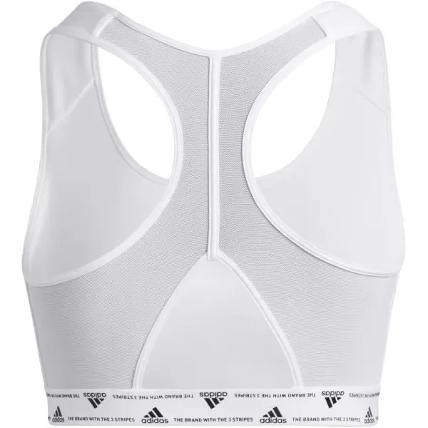 imageadidas Womens Training Medium Support Good Level Bra PaddedCore White