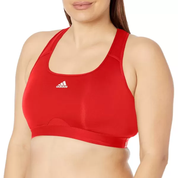 imageadidas Womens Training Medium Support Good Level Bra PaddedVivid Red