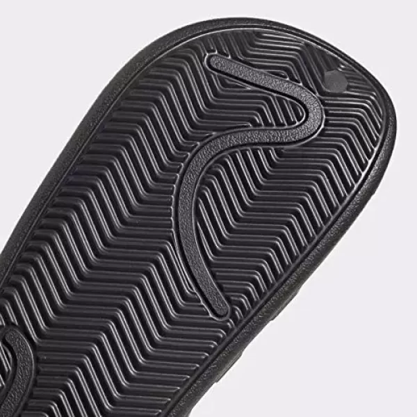 imageadidas unisexadult Adilette ClogCore BlackSilver MetallicCore Black