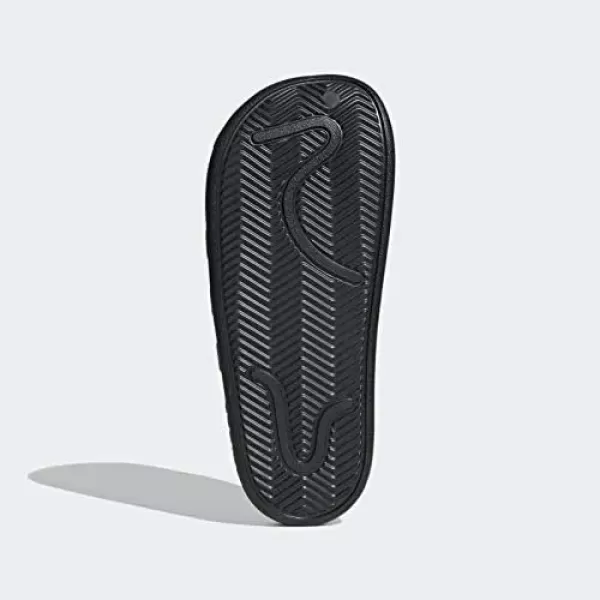 imageadidas unisexadult Adilette ClogCore BlackSilver MetallicCore Black