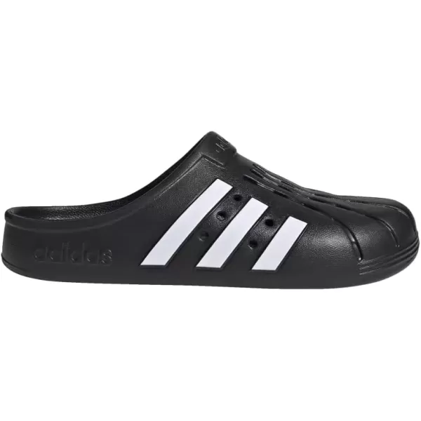 imageadidas unisexadult Adilette ClogCore BlackWhiteCore Black