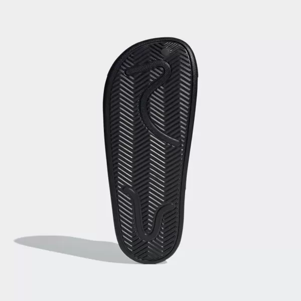 imageadidas unisexadult Adilette ClogCore BlackWhiteCore Black