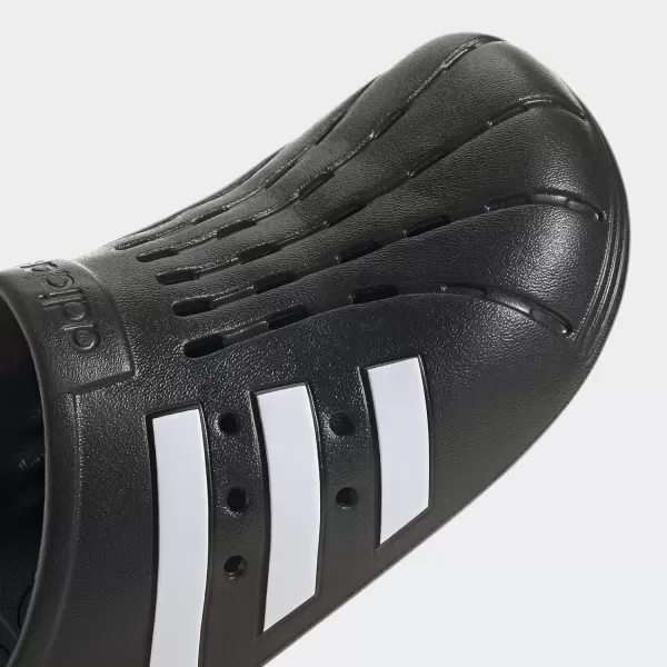 imageadidas unisexadult Adilette ClogCore BlackWhiteCore Black