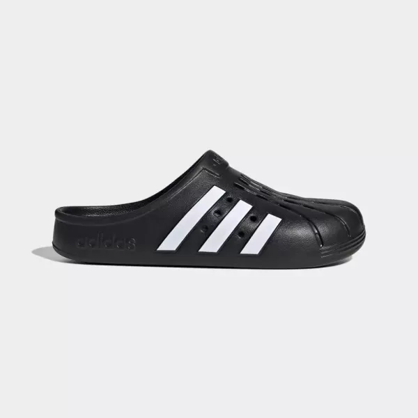 imageadidas unisexadult Adilette ClogCore BlackWhiteCore Black