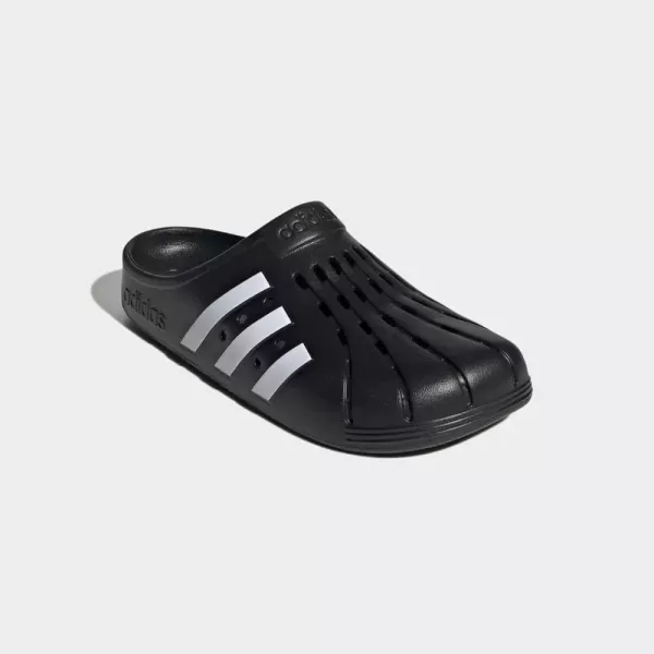 imageadidas unisexadult Adilette ClogCore BlackWhiteCore Black