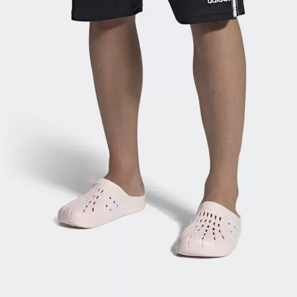 imageadidas unisexadult Adilette ClogPink TintWhitePink Tint