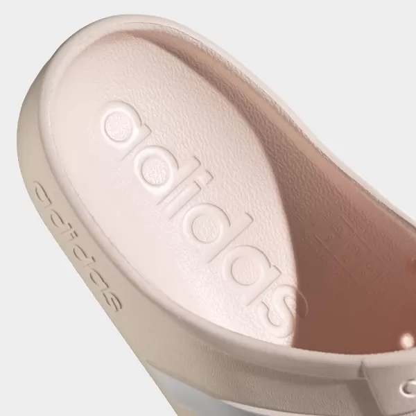 imageadidas unisexadult Adilette ClogPink TintWhitePink Tint