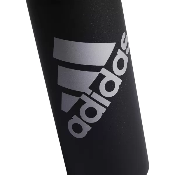 imageadidas 600 ML 20 oz Metal Water Bottle HotCold DoubleWalled Insulated 188 Stainless SteelBlackSilver Metallic