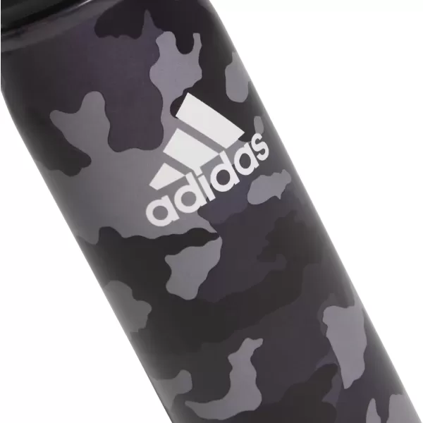 imageadidas 600 ML 20 oz Metal Water Bottle HotCold DoubleWalled Insulated 188 Stainless SteelCamouflage CarbonBlackWhite